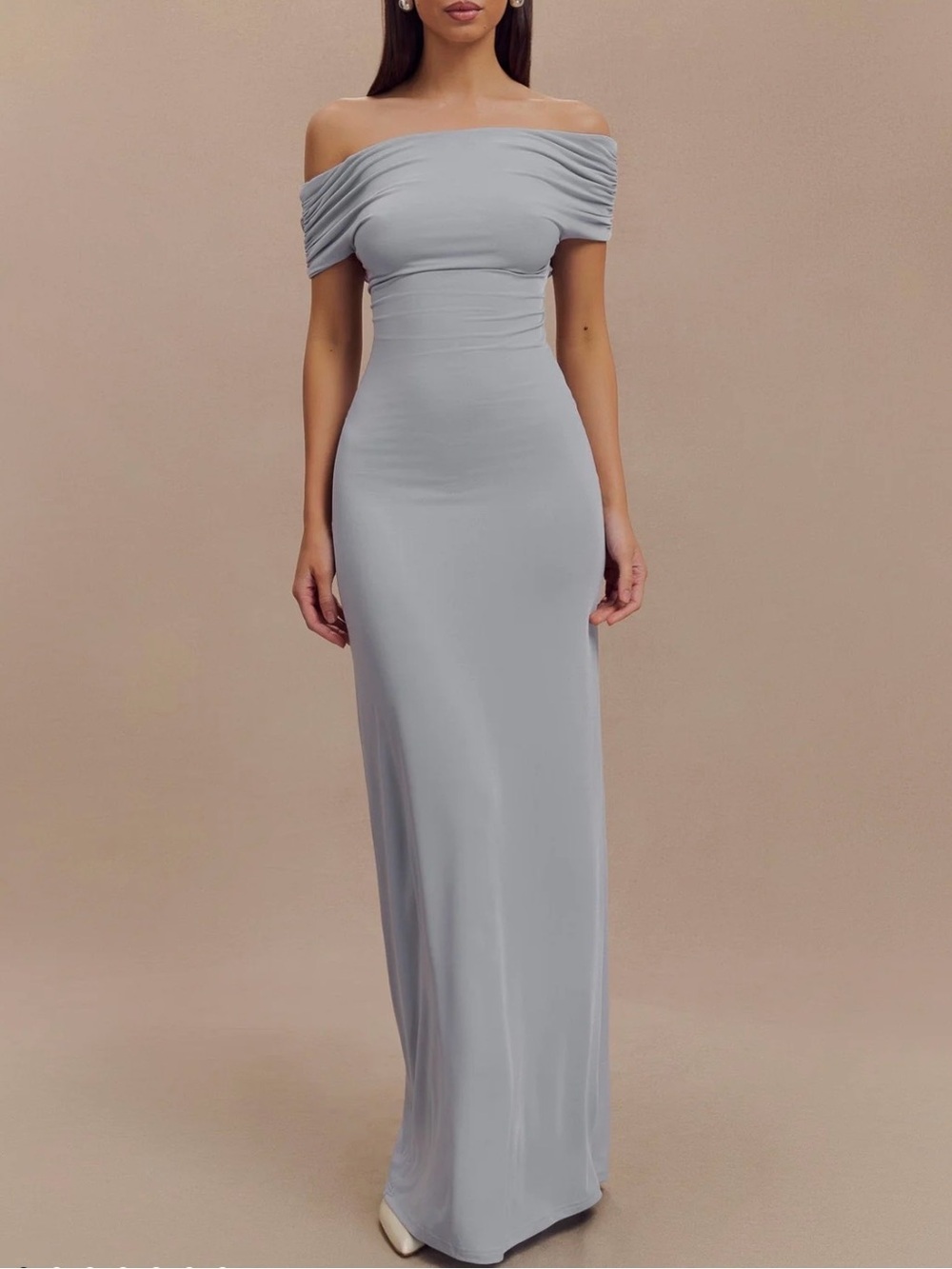 Meshki Imogen Dusty Blue Dress